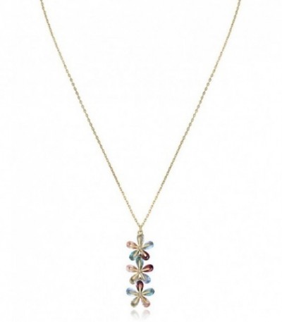 COLLAR PLATA LEY DORADO FLORES MULTICOLOR VICEROY FASHION - 13083C100-39