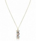 COLLAR PLATA LEY DORADO FLORES MULTICOLOR VICEROY FASHION - 13083C100-39