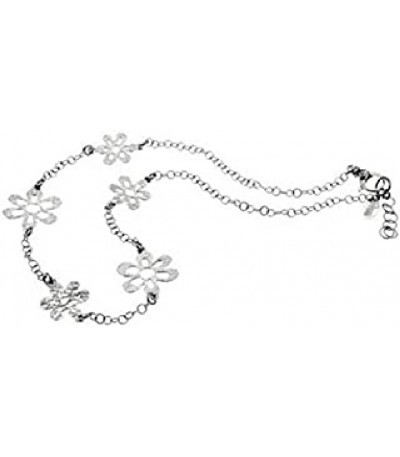 Collar Flores caladas grandes y pequeñas LOTUS SILVER - LP1092-1/1