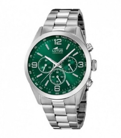 RELOJ HOMBRE MINIMALIST CRONO VERDE LOTUS - 18152/F