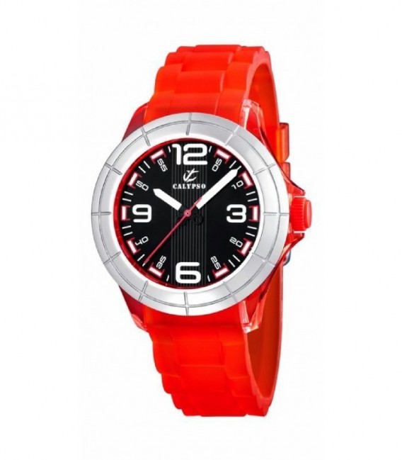 RELOJ DEPORTIVO CABALLERO NARANJA CALYPSO - K5231/6