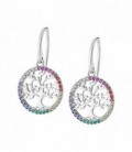 Pendientes IT GIRL Árbol de la Vida Multicolor LOTUS SILVER - LP1746-4/4