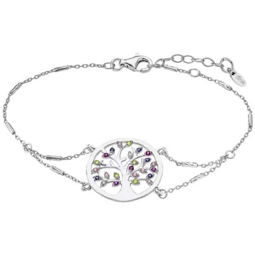 PULSERA RBOL DE LA VIDA TREE OF LIFE LOTUS SILVER LP1890 2 1