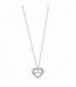 COLLAR CORAZÓN MAMÁ MULTICOLOR LOTUS SILVER - LP3398-1/2