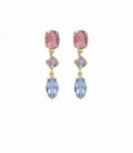 PENDIENTES SABINA TRIPLES MULTICOLOR VICTORIA CRUZ - A4321-MDT