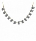 COLLAR DORADO PIEDRAS RECTAGULARES CHIAR VICTORIA CRUZ - A4379-07DG