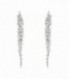 PENDIENTES LARGOS NOVIA PLATA DISEÑO LINEARGENT - 14946-A