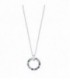 Collar con Aro de Piedas Multicolor LOTUS SILVER - LP3100-1/2