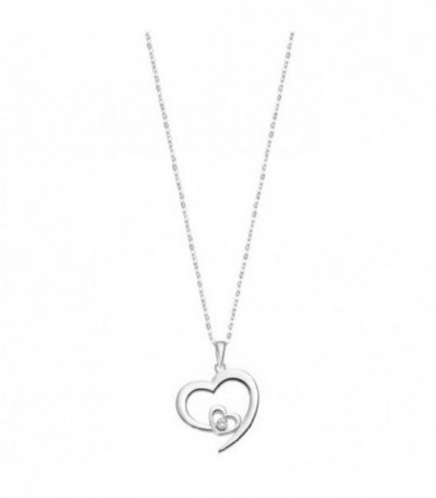 COLLAR MOMENTS CORAZON LOTUS SILVER - LP3486-1/1