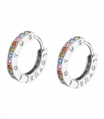 Pendientes Aro Multicolor D16 LOTUS SILVER - LP1887-4/5