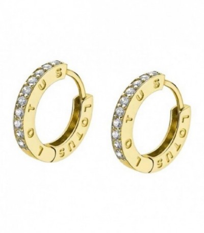 PENDIENTES ARO DORADO LOTUS SILVER - LP1887-4/4