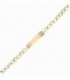 Pulsera con placa Oro 18K para Comunión - 10146