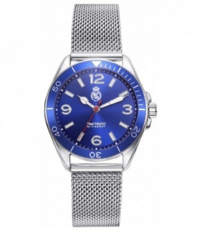 RELOJ CADETE AZUL ACERO REAL MADRID BY VICEROY - 41127-35