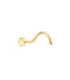 Piercing Nariz Estrella 6 puntas de Oro 18K - PIN015