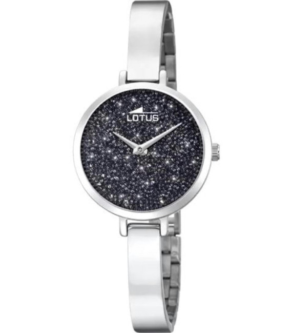 RELOJ MUJER BLISS SWAROVSKI NEGROS LOTUS - 18561/2
