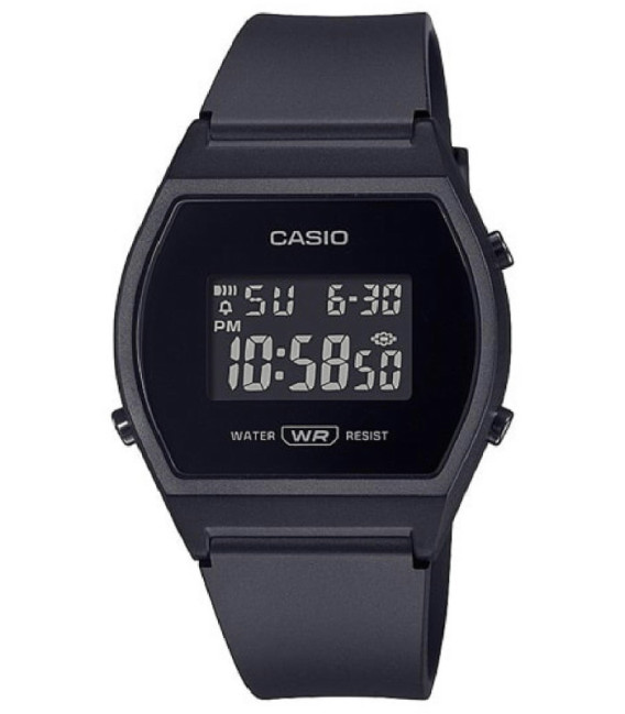 RELOJ VINTAGE ALL BLACK CASIO - LW-204-1BEF