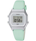 RELOJ VINTAGE PLATEADO VERDE MUJER CASIO - LA-680WEL-3EF