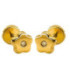 PENDIENTES ORO 18K MARGARITAS Y DIAMANTES - 2879