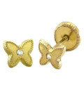 PENDIENTES ORO 18K PARA BEBÉ MARIPOSA MINI - 5600