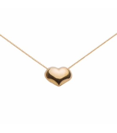 GARGANTILLA ORO 18K CORAZÓN 3D - 10169