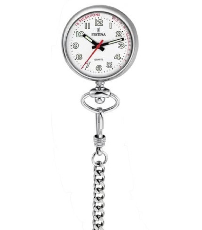Reloj Bolsillo de Enfermera con Medidor de Pulsaciones FESTINA F2034 1 Torres Joyeria