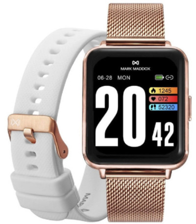 PACK RELOJ RELOJ SMART NOW ORO ROSA MARK MADDOX - HS1002-70