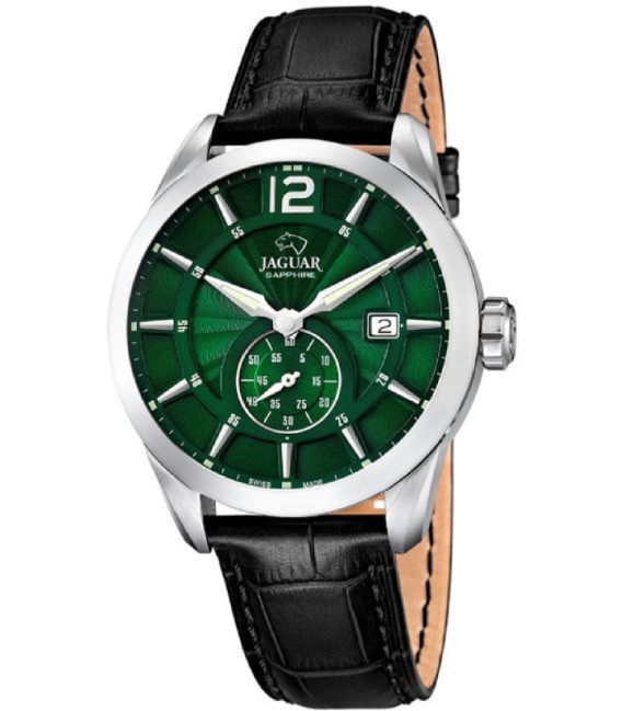 Reloj Suizo Eelegante Hombre Esfera Verde JAGUAR - J663/3