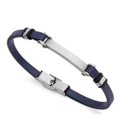 Pulsera Hombre Piel Azul de Acero VICEROY FASHION - 75324P01013