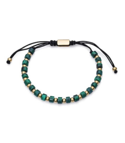 PULSERA HOMBRE MALAQUITA Y ACERO VICEROY FASHION - 14052P01012