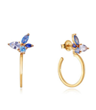 Aros Floral Plata Dorada Elegant VICEROY FASHION - 13134E100-39