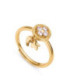 ANILLO LUNA Y ESTRELLA PLATA DORADA VICEROY FASHION - 13140A013-30