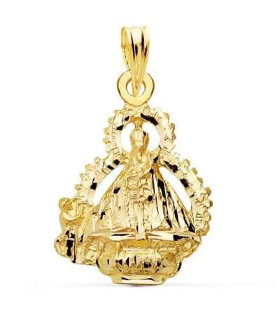 Medalla Oro 18K Virgen de la Cabeza 22MM