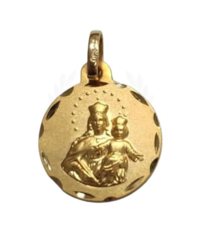 Medalla Oro 18K María Auxiliadora 18MM