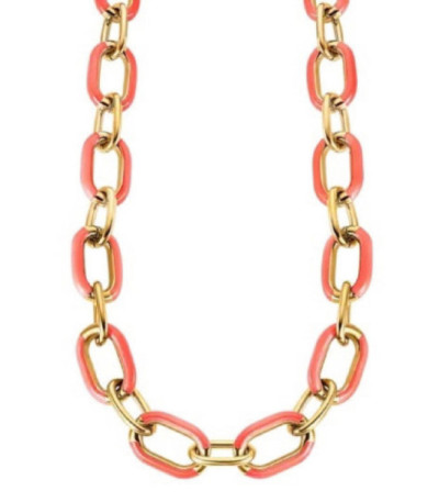 COLLAR TROPICAL VIBES CORAL DORADO LOTUS STYLE - LS2330-1/4