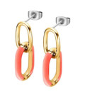 PENDIENTES TROPICAL VIBES CORAL DORADOS LOTUS STYLE - LS2330-4/4
