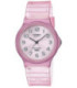 RELOJ MQ24 TRASLÚCIDO ROSA CASIO - MQ-24S-4BEF