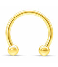 PIERCING CIRCULAR BARBELL ORO 18K - PIN-031