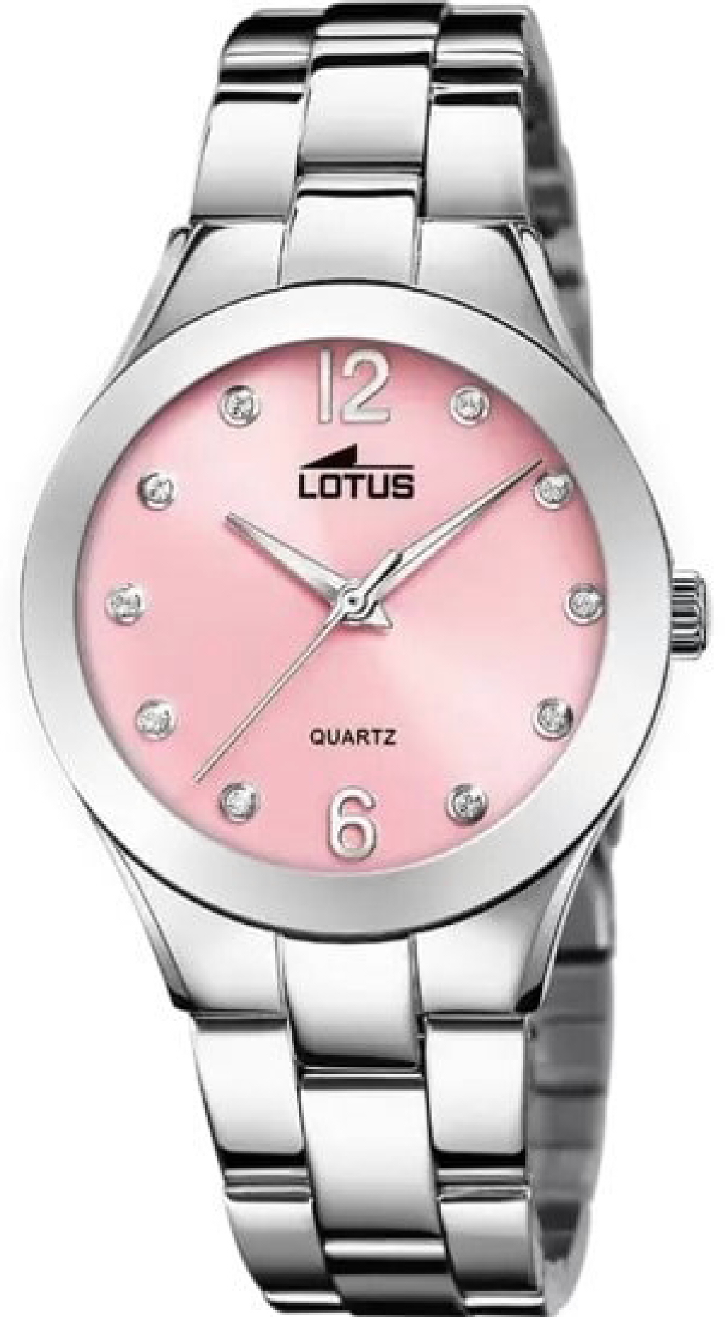 Reloj Mujer Acero Esfera Rosa LOTUS - 18884/2 - Torres Joyería