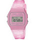 RELOJ ROSA TRANSPARENTE F-91WS CASIO COLLECTION - F-91WS-4EF