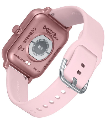 Reloj Smart de policarbonato y correa de silicona color rosa MARK MADDOX - HS2001-70