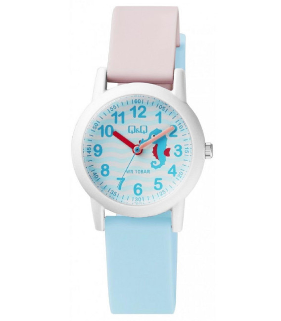 RELOJ INFANTIL CABALLITO DE MAR Q&Q - VS49J001