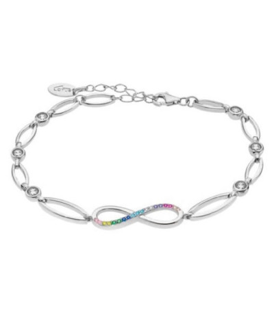 Pulsera Trendy Infinito Multicolor LOTUS SILVER - LP1872-2/2