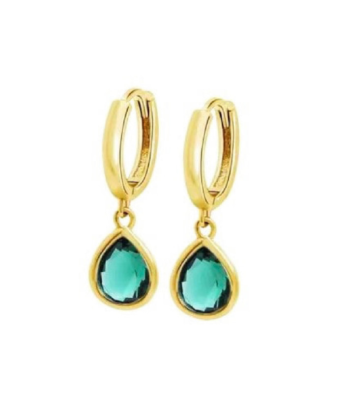 Pendientes dorados colgantes new arrivals