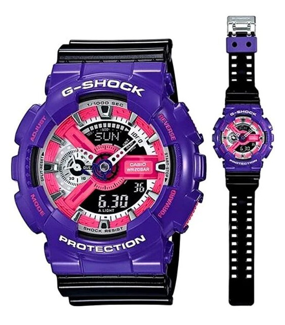 Reloj Neo Pop Púrpura/Negro CASIO G-SHOCK - GA-110NC-6AER