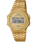 Vintage Series CASIO Reloj Unisex Dorado Digital - A171WEG-9A