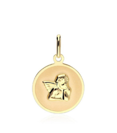 Medalla Ángel de la Guarda en Oro Amarillo de 18k - 6111
