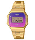 Reloj Digital Vaporwave Vintage Dorado Rosa Lilla CASIO - A168WERG-2AEF