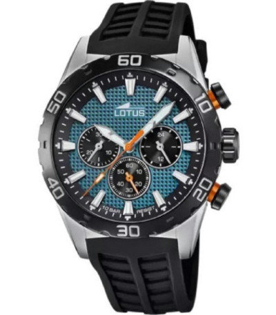 Reloj Hombre Cronómetro Esfera Verde LOTUS - 18677/F