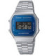 Reloj Digital Vaporwave Vintage Plateado Azul Negro CASIO - A168WEM-2BEF