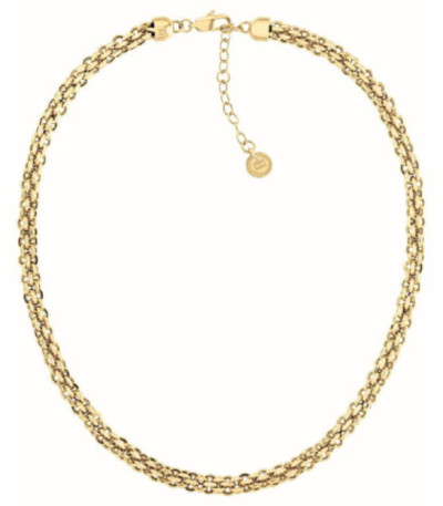 Collar Corto Acero Dorado Tommy Hilfiger - 2780840